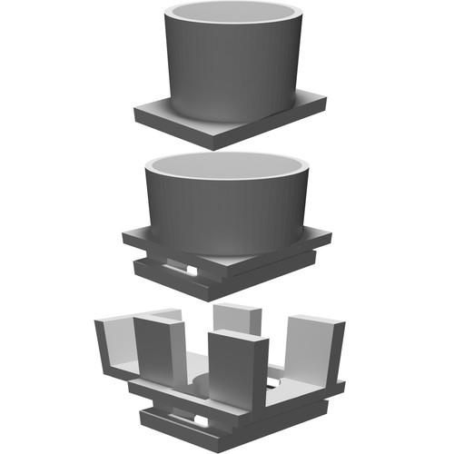 Supporto porta pulsante per - supporto,